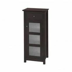 TeamsonUS Home Chesterfield Floor Cabinet, 1 Door And 1 Drawer