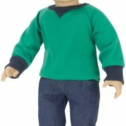 TeamsonUS Sophia's Shirt, Jeans, And Penny Loafers Set For 18" Boy Dolls Kids