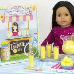 TeamsonUS Sophia's Fresh Lemonade Drink Set With Pitcher For 18