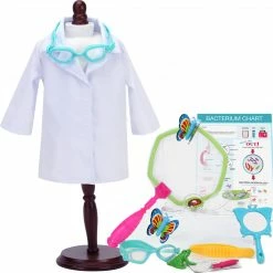 TeamsonUS Sophia's 18" Doll 14 Pcs Smithsonian Biologist Play Set, Multicolor