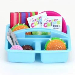 TeamsonUS Sophia's 17 Piece Picnic Caddy & Food Set For 18" Dolls, Multicolor