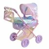 TeamsonUS Olivias Little World Magical Dreamland Deluxe Baby Doll Stroller And Carrier, Iridescent