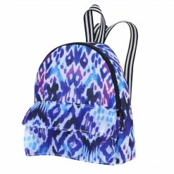 TeamsonUS Kids Sophia's Doll-Sized Backpack In Ikat Print For 18 Inch Doll, Blue