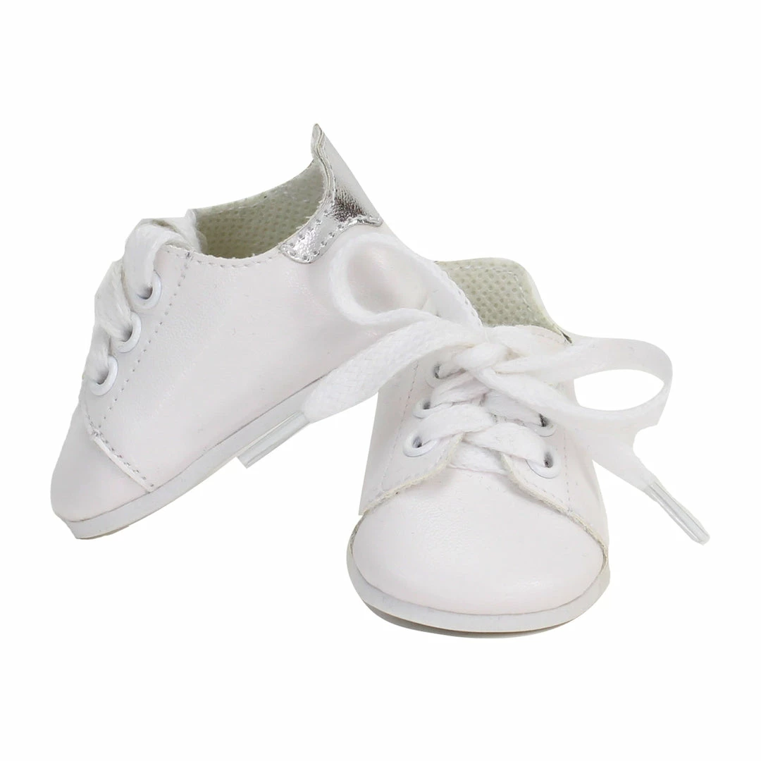 TeamsonUS Kids Sophia's 4 Pc Casual Winter Set For 18 Inch Dolls, Silver/Black