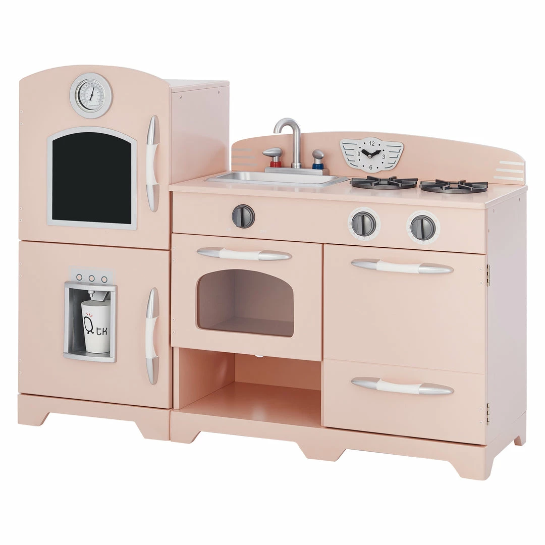 TeamsonUS Teamson Kids - Little Chef Fairfield Retro Play Kitchen - Pink