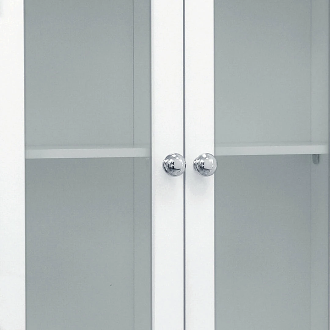 TeamsonUS Teamson Home Madison Removable Wooden Wall Cabinet With 2 Doors, White