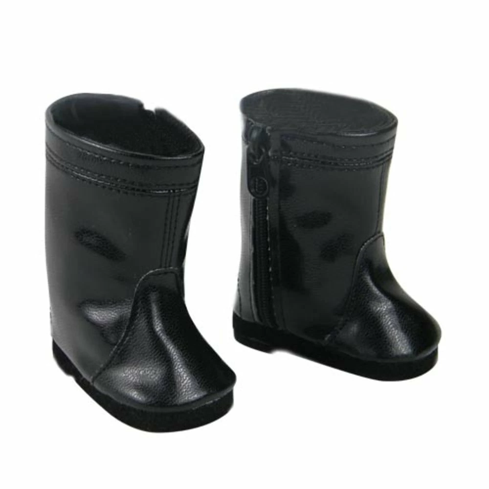 TeamsonUS Sophia's - 18" Doll - Tall Boot W/ Center Seam - Black Kids