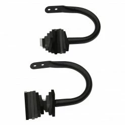 TeamsonUS Teamson Home Sunset Curtain Drape Holdbacks Tiebacks, Set Of 2, Black