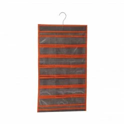 TeamsonUS Teamson Home 21-Pocket Hanging Jewelry Accessory Organizer Soft Storage