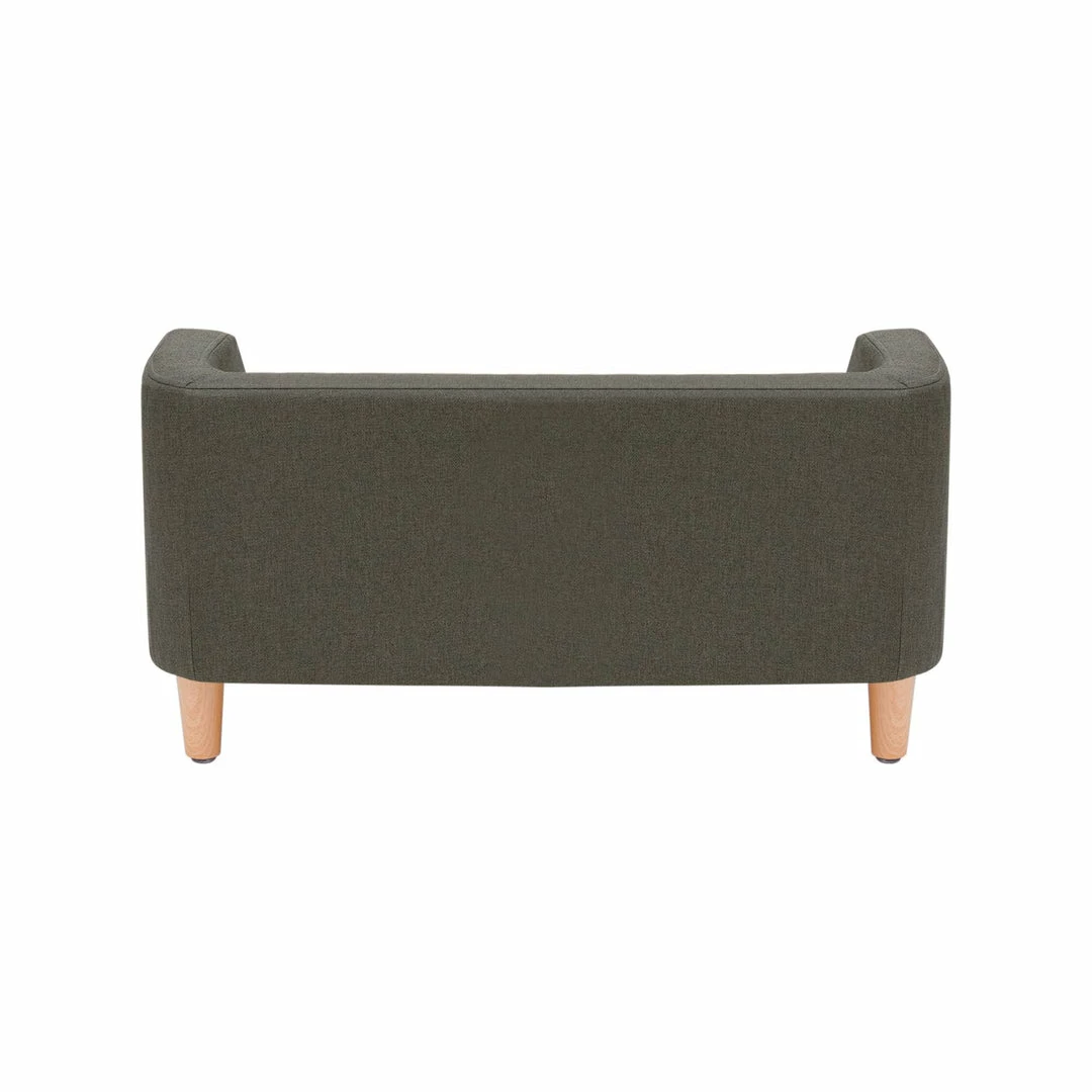 TeamsonUS Teamson Pets Bennett Linen Sofa Dog Bed For Small And Medium Dogs, Gray