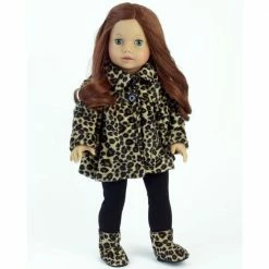 TeamsonUS Sophia's Doll Coat, Hat, Leggings, And Boots Set For 18