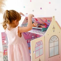 TeamsonUS Olivia's Little World Dreamland Glass-Look Dollhouse For 12