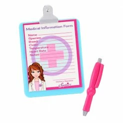 TeamsonUS Kids Sophia's Medical Bag And Doctor Accessories Set For 18'' Dolls, Black