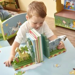 TeamsonUS Fantasy Fields Sunny Safari Bookends, Set Of 2, Multicolor Kids