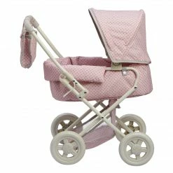 TeamsonUS Olivia's Little World Polka Dots Princess Deluxe Baby Doll Stroller, Pink Kids