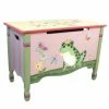 TeamsonUS Fantasy Fields Kids Magic Garden Kids Wooden Toy Storage Chest, Multicolor