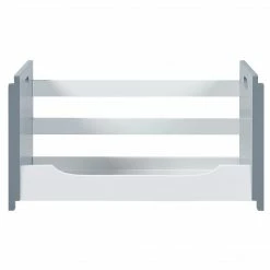 TeamsonUS Teamson Home Cubo Stacking Storage Unit, White/Gray