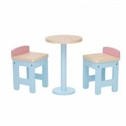 TeamsonUS Kids Olivia's Little World Modern Nordic Princess Roundtable And 2 Stools, Multicolor