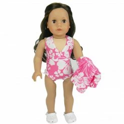 TeamsonUS Kids Sophia's Clog Sandal Shoes Accessory For 18" Dolls, White