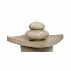 TeamsonUS Teamson Home Basin 2-Tier Fountain With LED Light