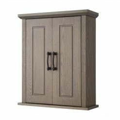 TeamsonUS Teamson Home Russell Farmhouse Wooden Removable Cabinet, Salt Oak