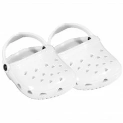 TeamsonUS Kids Sophia's Clog Sandal Shoes Accessory For 18" Dolls, White