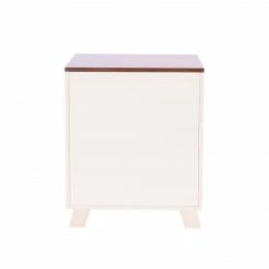 TeamsonUS Teamson Pets Daisy Elevated Vented Wooden Cat Litter Box Enclosure Side Table New