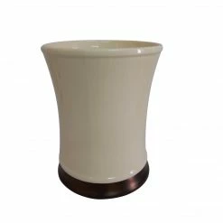 TeamsonUS Ceasar Ivory Waste Basket