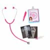 TeamsonUS Sophia's Doll Doctor And Medical Accessories Set For 18" Dolls, Pink Kids