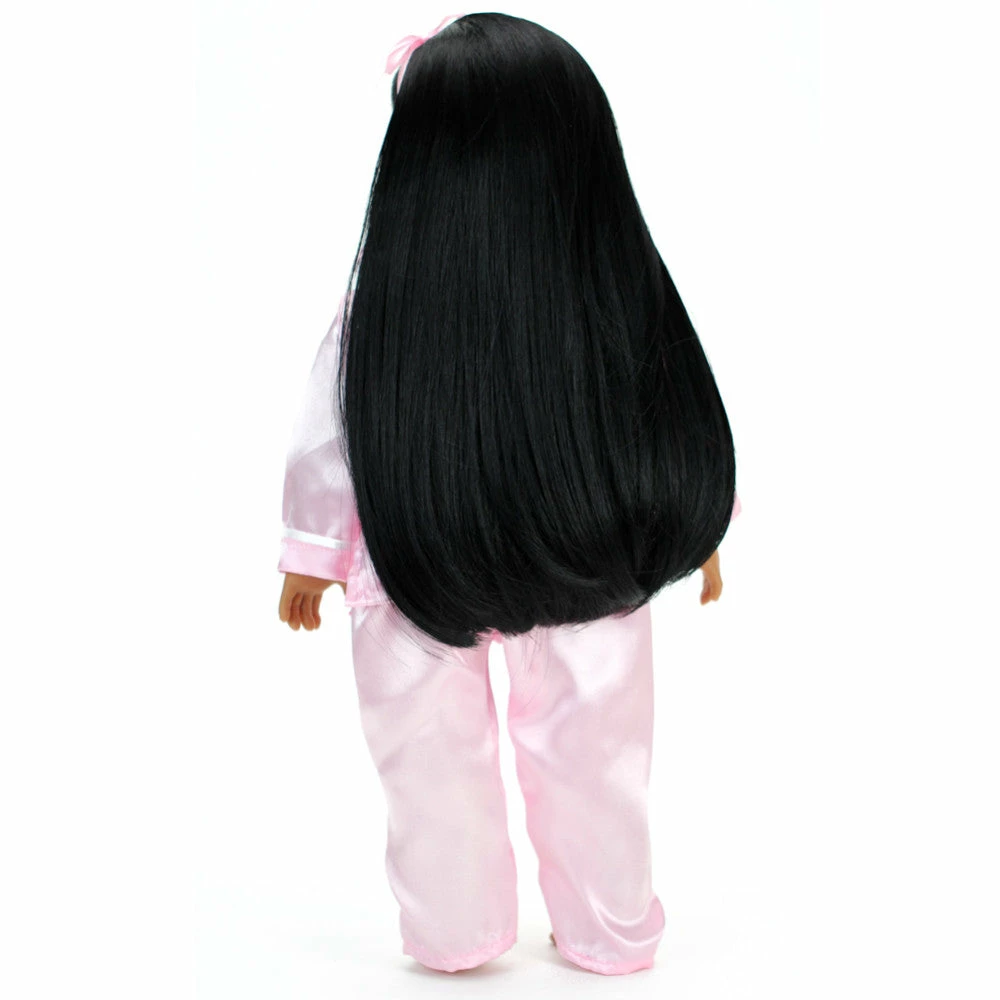 TeamsonUS Sophia's - 18" Doll - Doll Julia With Satin Pajama, Bunny Slippers, Hair Ribbon - Pink Kids