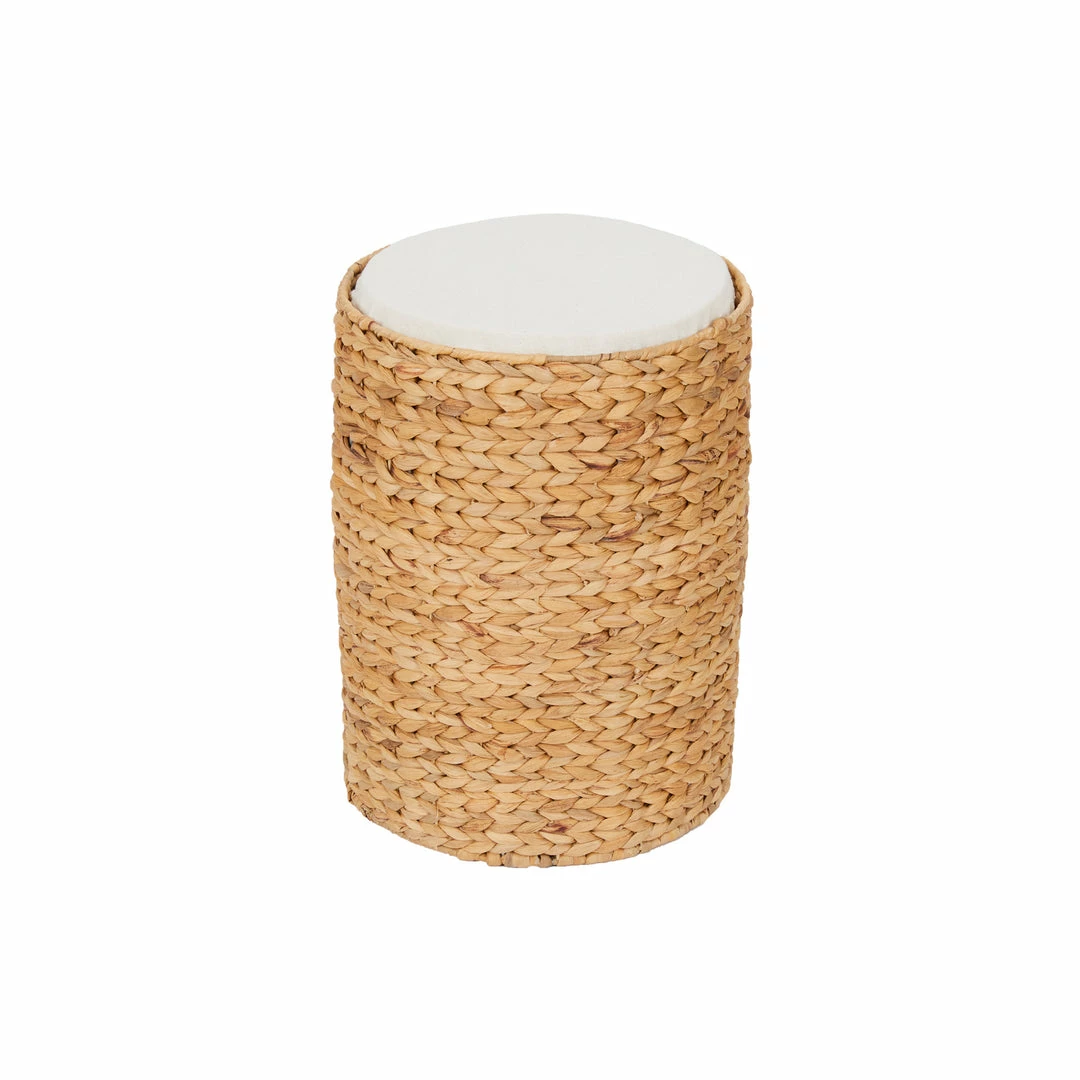 TeamsonUS Teamson Pets Neith Wicker Seagrass 3-Tier Cat Bed Condo With Cushions, Tan/Cream