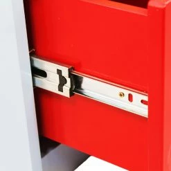 TeamsonUS Fantasy Fields Wooden Sunny Safari Painted Night Stand With 2 Drawers, Multicolor