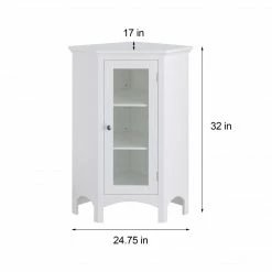 TeamsonUS Madison Corner Floor Cabinet Home