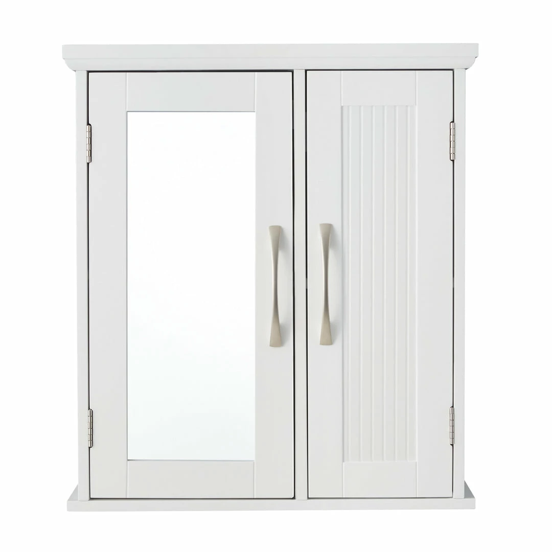 TeamsonUS Teamson Home Newport Contemporary Wooden Removable Medicine Cabinet, White