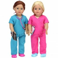 TeamsonUS Kids Sophia's Medical Bag And Doctor Accessories Set For 18'' Dolls, Black