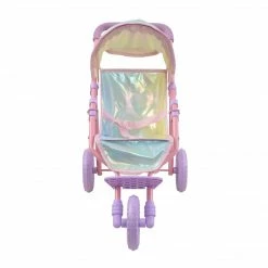 TeamsonUS Kids Olivias Little World Magical Dreamland Jogging Doll Stroller, Iridescent