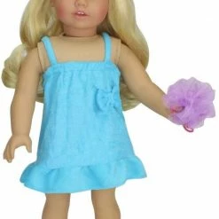 TeamsonUS Sophia's Pink Bathtub And Shower Accessories Set For 18