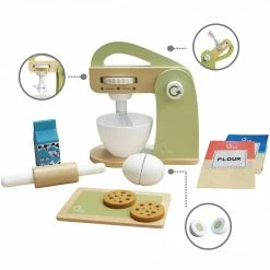 TeamsonUS Teamson Kids Little Chef Frankfurt Wooden Mixer Play Kitchen Accessories, Green