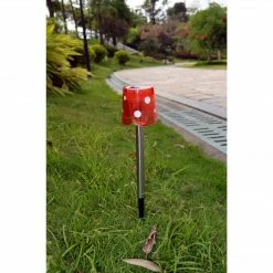 TeamsonUS Teamson Home Mini Solar Stake Lights, Set Of 6, Red