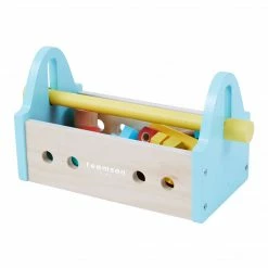 TeamsonUS Teamson Kids Little Helper Wooden Tool Box, Tool Belt And Accessories, Multicolor New