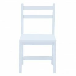 TeamsonUS New Fantasy Fields Wooden Play Desk With Shelves And Chair, White