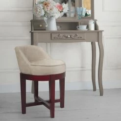 TeamsonUS Teamson Home Swivel Chair With Solid Wood Legs