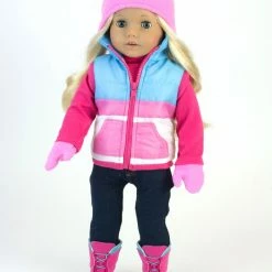 TeamsonUS Sophia's Winter Outfit And Inner Tube Set For 18