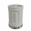 TeamsonUS Glenda White Toothbrush Holder