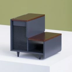 TeamsonUS Teamson Pets Esker Wooden Pet Stairs Ramp For Cat Or Dog, Mocha/Walnut