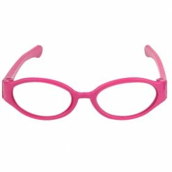 TeamsonUS Sophia's Pink Doll Eyeglasses With Print Case For 18