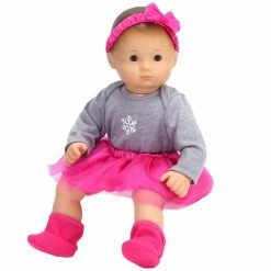 TeamsonUS Sophia's 4 Piece Snowflake Outfit For 15
