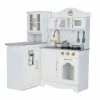 TeamsonUS Teamson Kids Little Chef Upper East Retro Play Kitchen With Effects, White