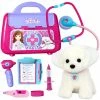 TeamsonUS Kids Sophia's Puppy Dog And Pet Vet Set For 18" Dolls, Pink