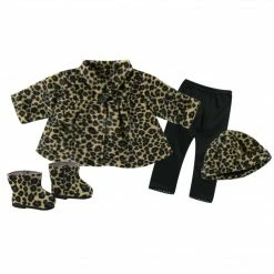 TeamsonUS Sophia's Doll Coat, Hat, Leggings, And Boots Set For 18" Dolls